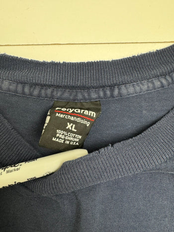 (XL) Vintage 90s Mr. Bean Promo Tee Navy