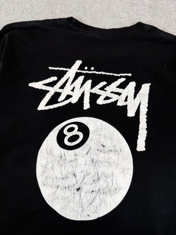 Stussy 8 Ball L/S Tee Black (USED)