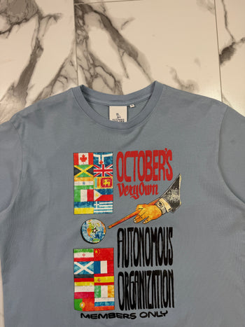 OVO Autonomous Organization Tee Blue (USED)