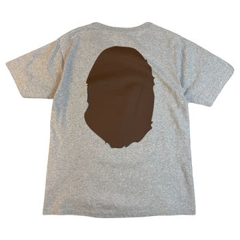 BAPE Big Ape Head Tee Grey (USED)