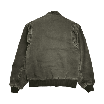 (S) Vintage Lined Carhartt Jacket Olive Green