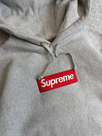 Supreme Box Logo Hoodie Grey (USED)
