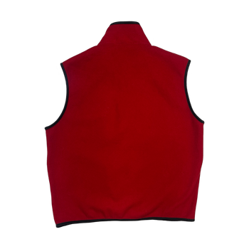 Vintage 90s Polo Sport Ralph Lauren Fleece Vest Red
