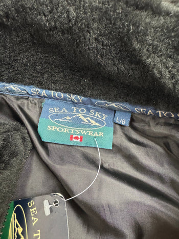 Vintage Sea To Sky Nature Zip-Up Fleece