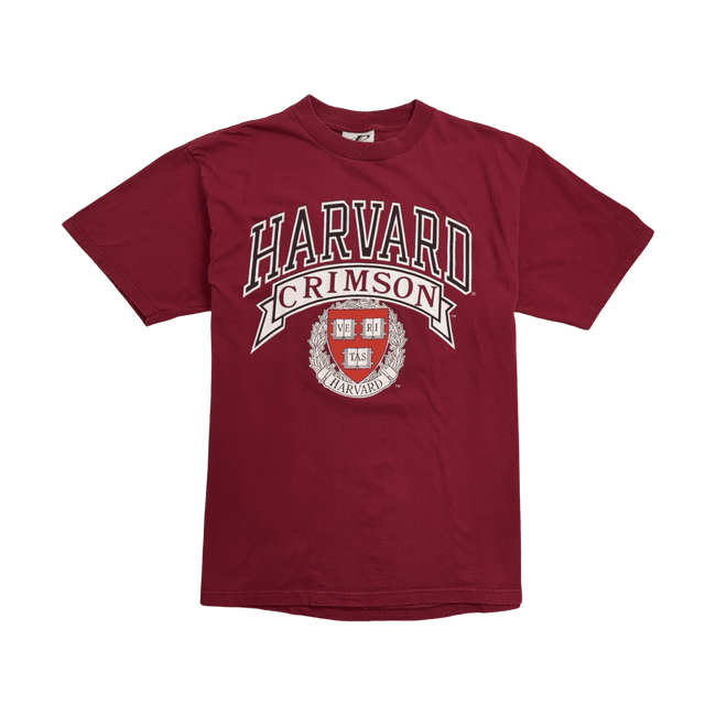 (L) Vintage Harvard Crimson Tee Red
