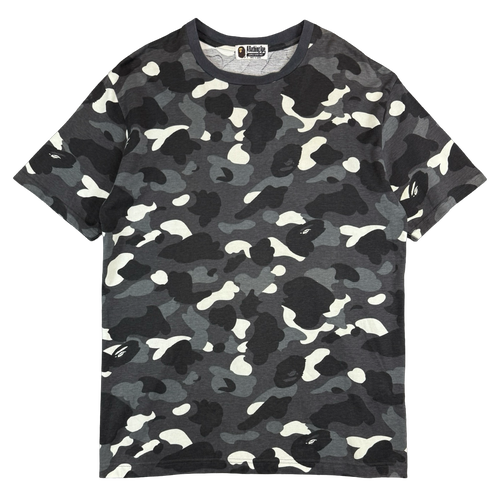 BAPE City Camo Ape Head Tee Black/Grey (USED) | Vintage Clothing Store Canada