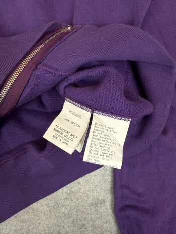 BAPE OG Frankenstein Full Zip Hoodie Purple (USED)