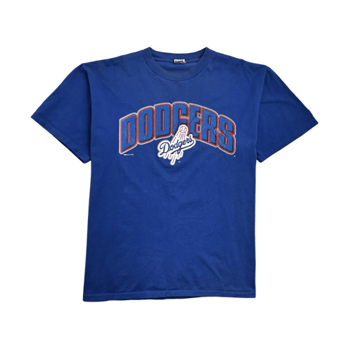 Vintage 2000s MLB LA Dodgers Tee Blue | Vintage Clothing Store Canada