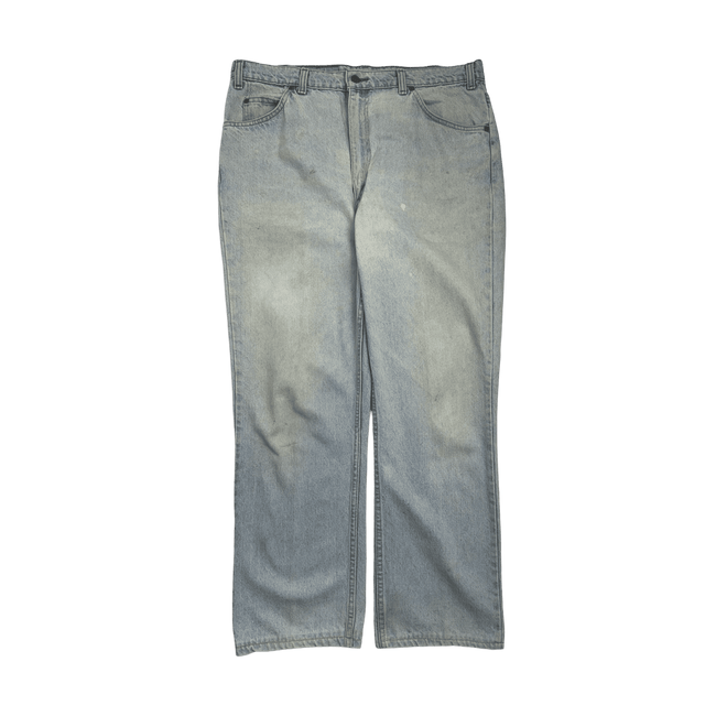 (31) Vintage Levis 619 Orange Tab Denim Pants Washed Blue