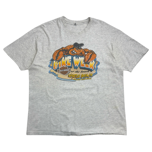 Vintage 2001 Harley Davidson Myrtle Beach Tee Grey