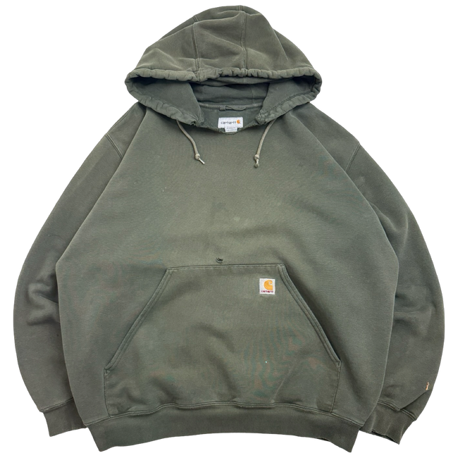 Vintage 2000's Carhartt Pullover Hoodie Green