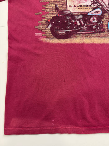 Vintage 1996 Harley Davidson Tee Red