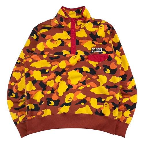 BAPE 1st Camo Snap Fleece Yellow (USED) | Vintage Clothing Store Canada