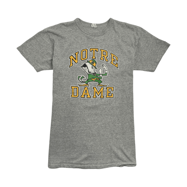 (L) Vintage 90s Champion Notre Dame Tee Grey