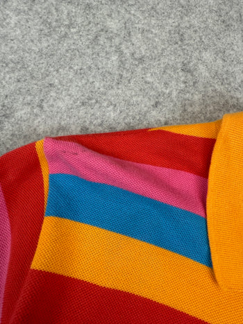 BAPE Baby Milo Striped Polo Tee Multi Color (USED)