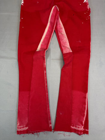 Gallery Dept LA Flare Carpenter Pants Red (USED)