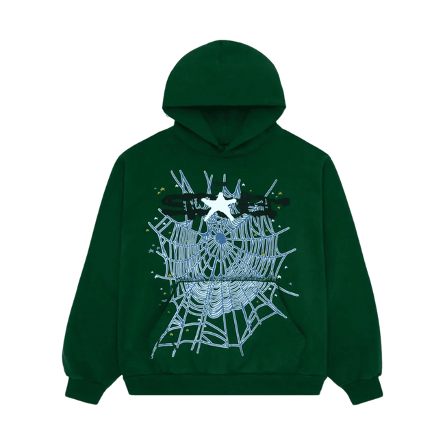 Sp5der Web Hoodie 'Hunter Green'