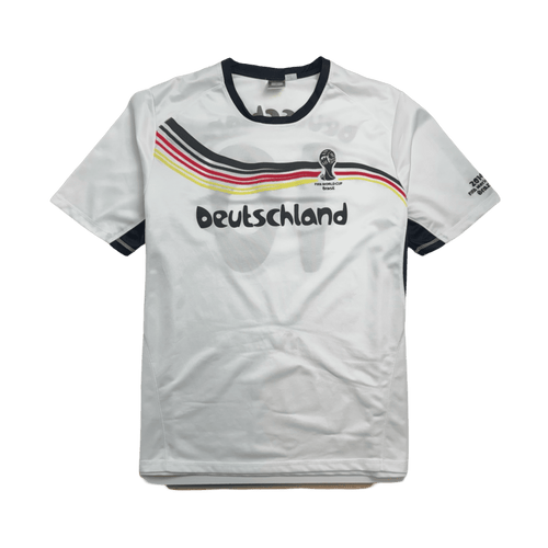 Vintage FIFA World Cup Brazil Deutschland Jersey White | Vintage Clothing Store Canada