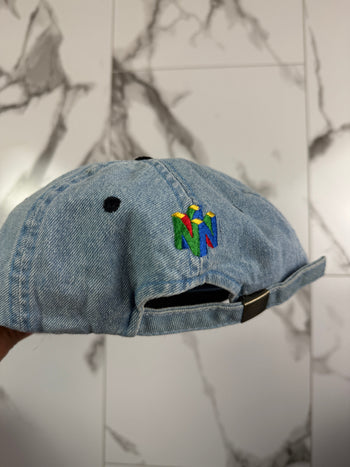 Vintage Nintendo 64 Denim Strapback Hat