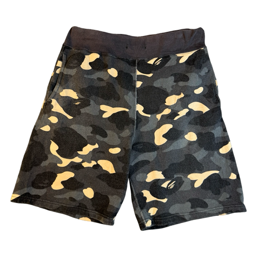 BAPE Camo Sweatshorts Black (USED) | Vintage Clothing Store Canada