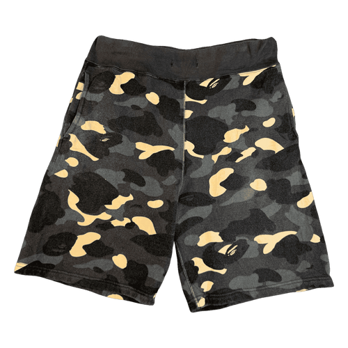 BAPE Camo Sweatshorts Black (USED) | Vintage Clothing Store Canada