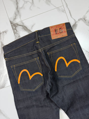 Vintage Evisu Lot 0001 No.5 Double Seagull Denim Pants