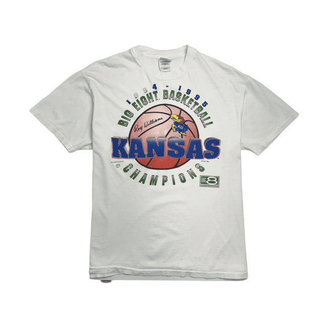 (L) Vintage '95 Kansas University Champions Tee White