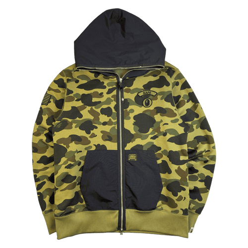 Bape 1st Camo Full Zip Hoodie (USED) | Vintage Clothing Store Canada