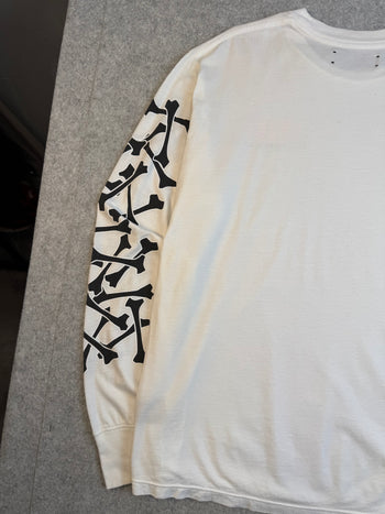 Amiri Bones Stacked L/S Tee White (USED)