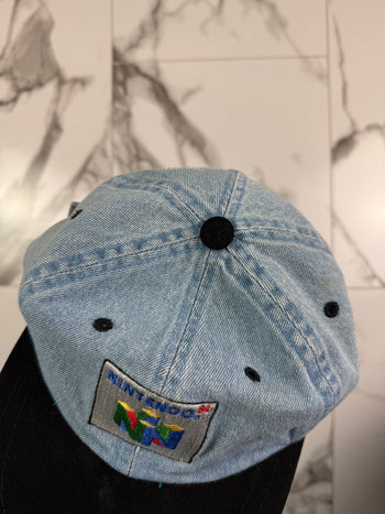 Vintage Nintendo 64 Denim Strapback Hat