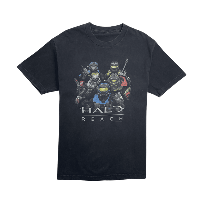 (L) Vintage 2010s Halo Reach Promo Tee Black