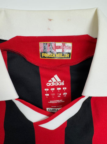 AC Milan Ronaldinho Gaucho L/S Home Jersey