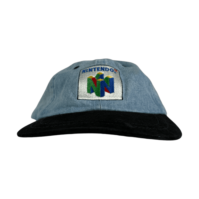 Vintage Nintendo 64 Denim Strapback Hat