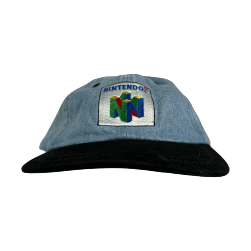 Vintage Nintendo 64 Denim Strapback Hat | Vintage Clothing Store Canada