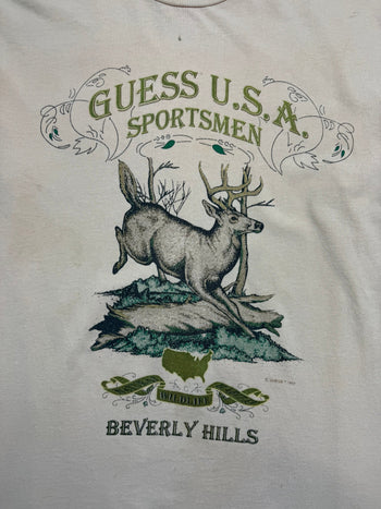 (XL) Vintage Guess USA Beverly Hills Tee Salmon Pink