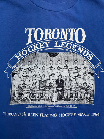 Vintage 90s Toronto Maple Leafs Tee Blue