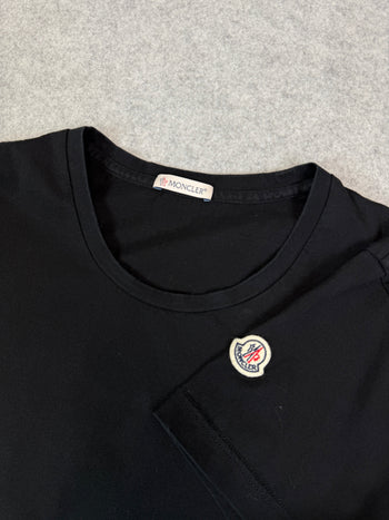 Moncler Side Patch Tee Black (USED)
