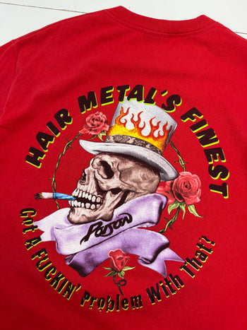 1990’s Poison Promo Band Tee Red