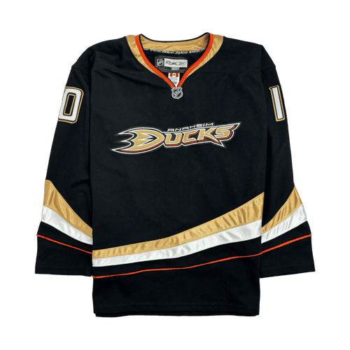 (XL) Anaheim Ducks Corey Perry Hockey Jersey Black | Vintage Clothing Store Canada