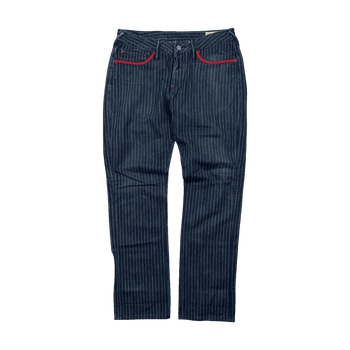 Vintage Evisu Lot 2008 Striped Denim Pants
