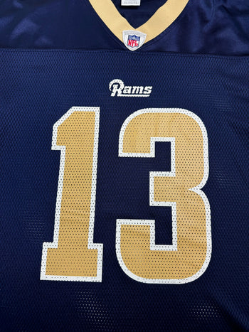(XL) NFL St. Louis Rams Kurt Warner Football Jersey Navy