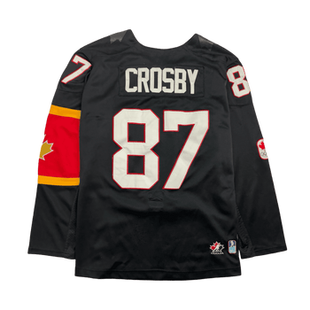 Vintage 2000s Nike Team Canada Sidney Crosby Hockey Jersey Black