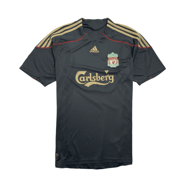 (L) Adidas Liverpool Soccer Jersey Black/Gold