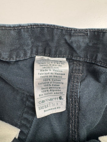 Vintage Carhartt Cargo Pants Black