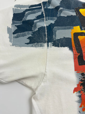 (XL) Vintage 90s Dale Earnhardt Jr. Nascar Racing Tee White