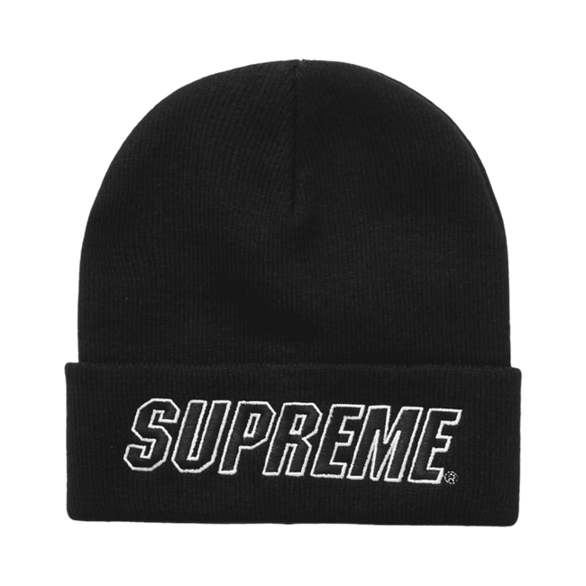 Supreme Slant Beanie Black