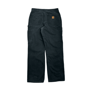 (32) Vintage Carhartt Carpenter Pants Black