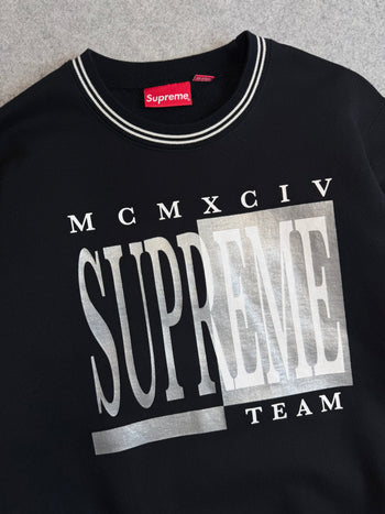 Supreme Team Crewneck Black (USED)