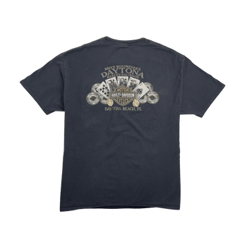 (XXL) '15 Harley Davidson Daytona Tee Navy