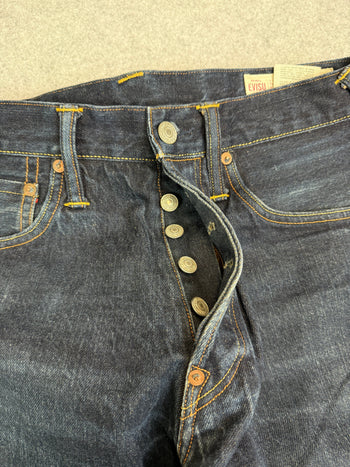 Evisu Lot 2000 No. 3 Daicock Blue Denim Pants